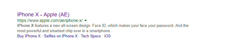iphone x search