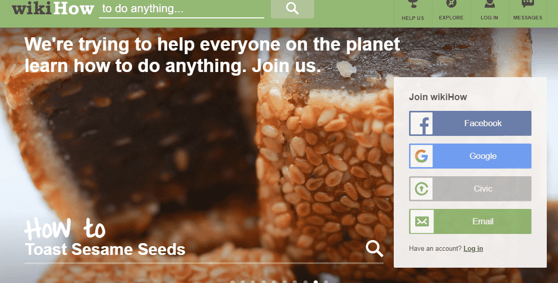 WikiHow Site