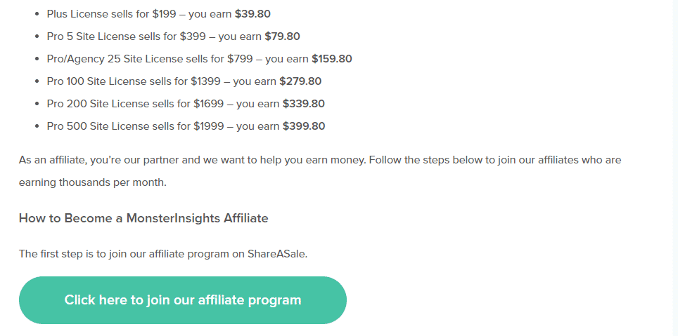 monsterinsights affiliate