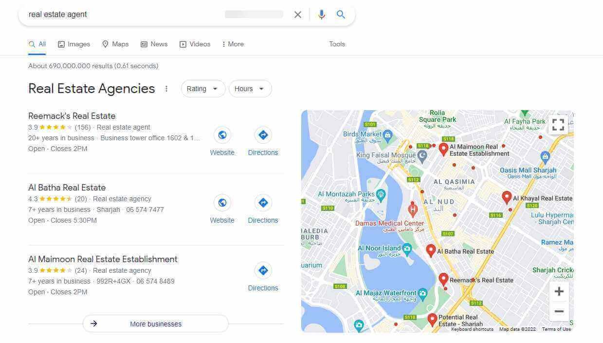 Google My business for Real Estate