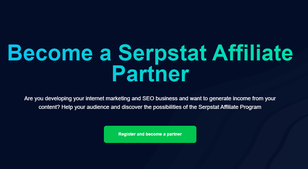 SERPstat Affiliate Program