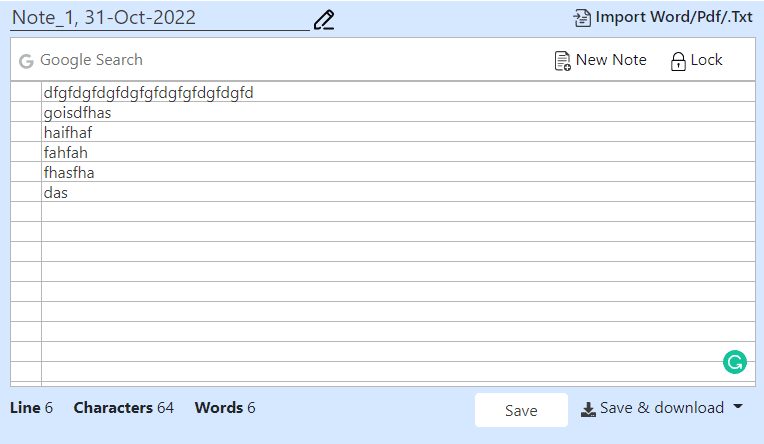 3.Online Notepad Tool