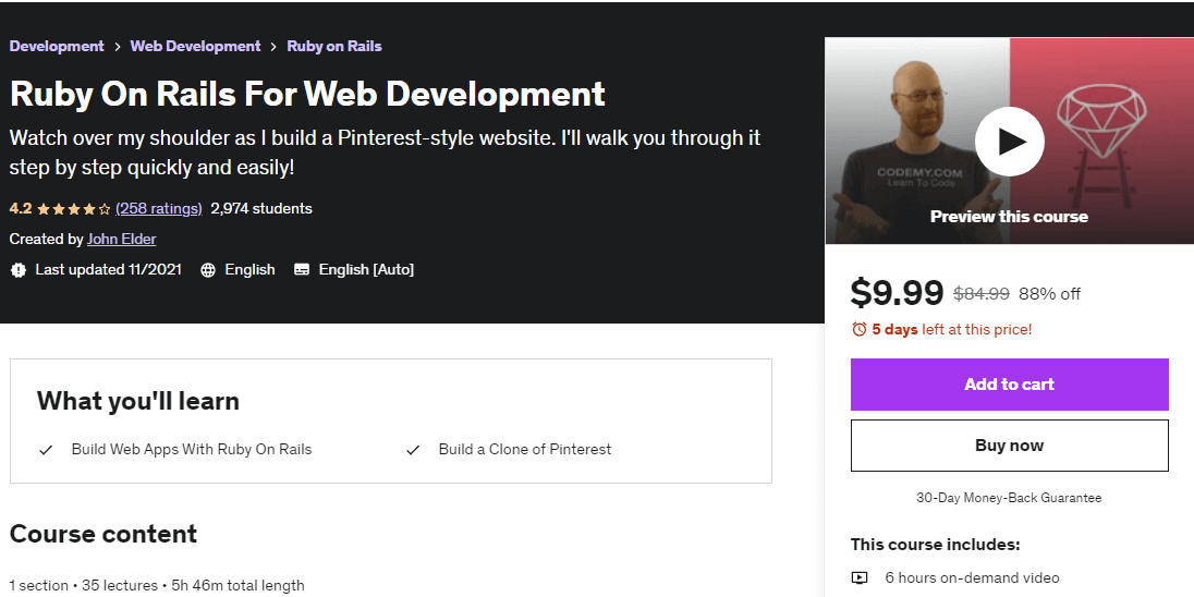 Ruby On Rails For Web Development